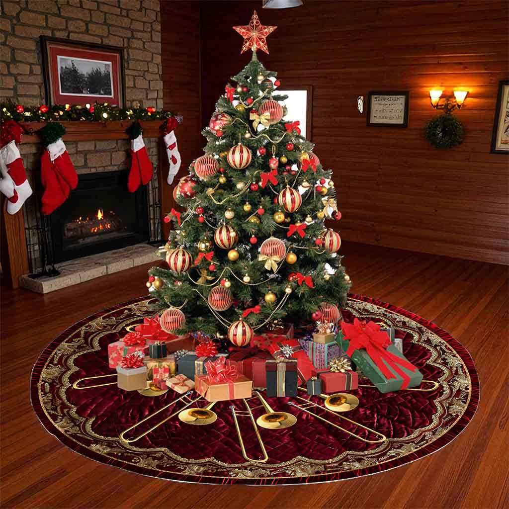Trombone Christmas Tree Skirt UKND5311005