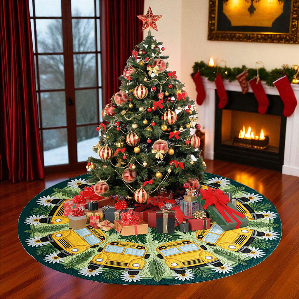 School Bus Christmas Tree Skirt QFTO5171001