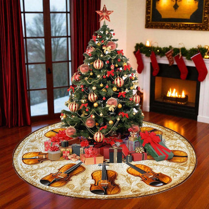 Violin Christmas Tree Skirt UKHM5271001