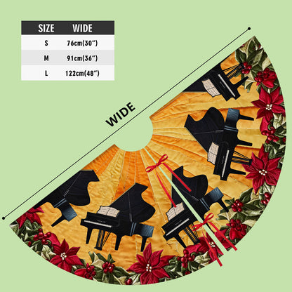 Piano Christmas Tree Skirt UKNT5311001