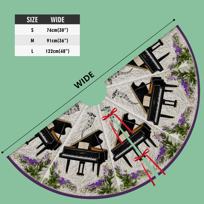Piano Christmas Tree Skirt QFHA5291002
