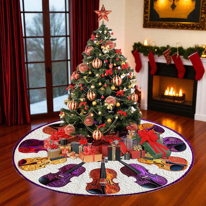 Violin Christmas Tree Skirt UKHM5281004
