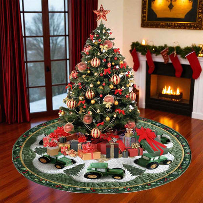 Tractor Christmas Tree Skirt NPND5241005