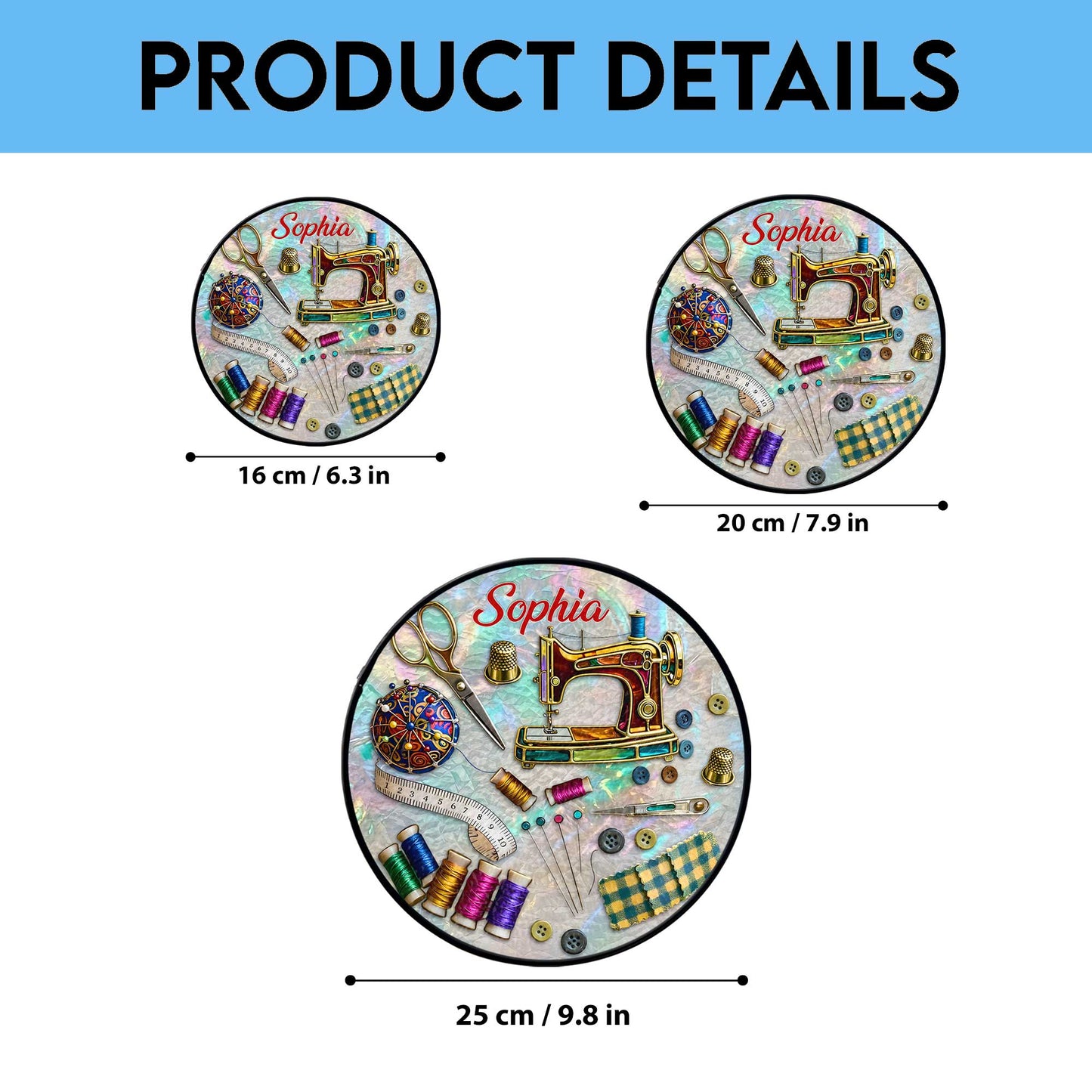 Custom Sewing Stained Glass THUU6170305
