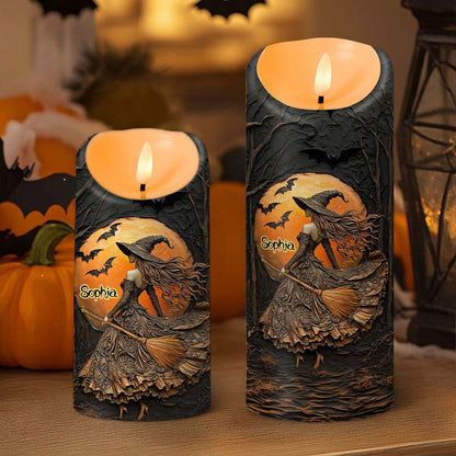 Custom Witch Halloween Led Candle UKTD5220802