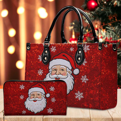Santa Claus Christmas Leather Handbag & Wallet QFTD5071001