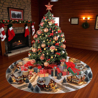 Winter Village Christmas Tree Skirt QFHM5211002