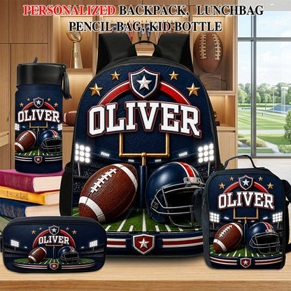 Personalized Football Kids Backpack NPND6250603