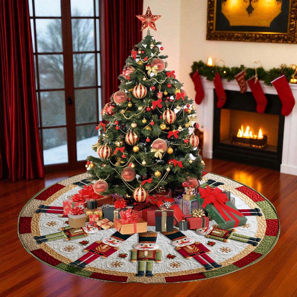 Nutcracker Christmas Tree Skirt QFHM5081006