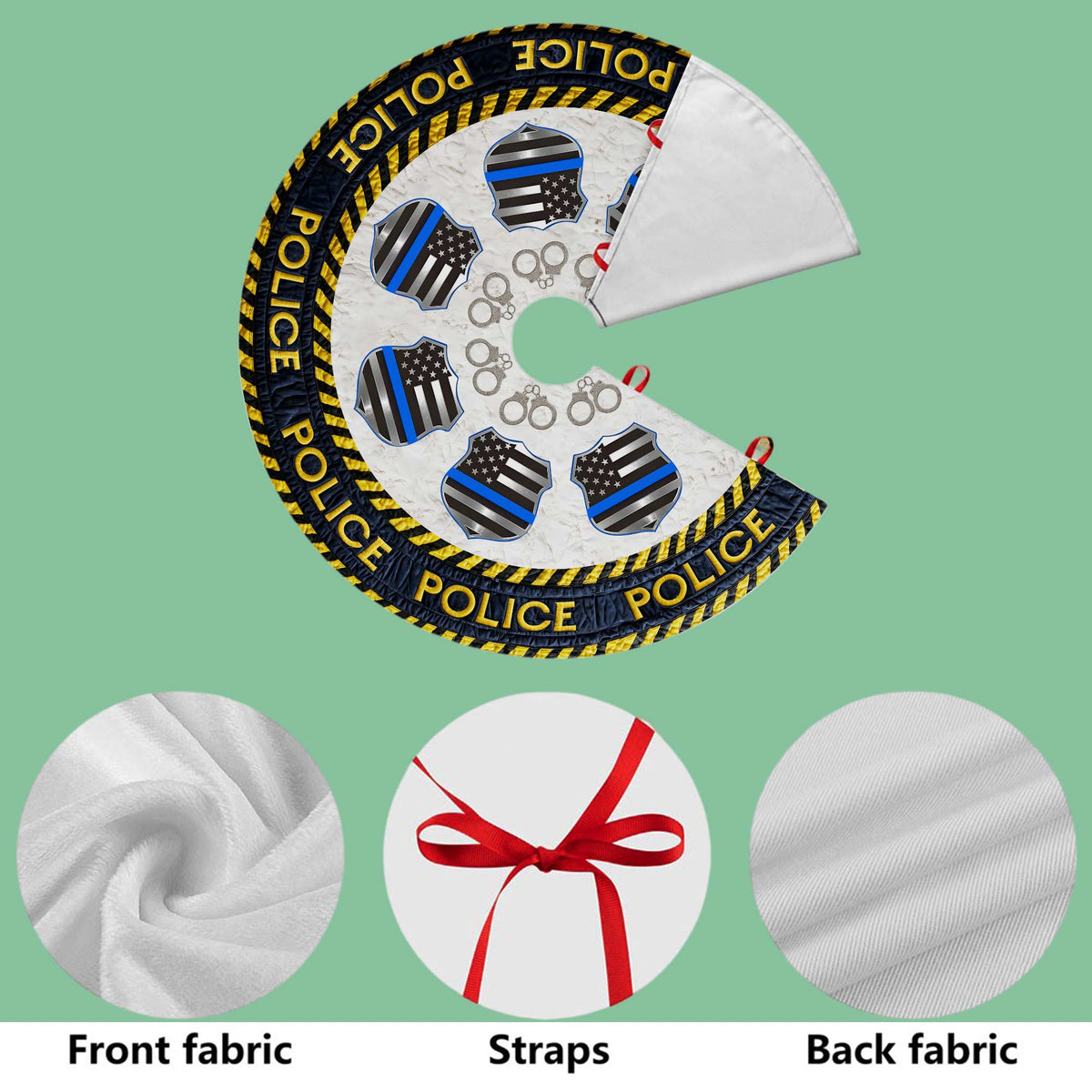 Police Christmas Tree Skirt QFPY5271002