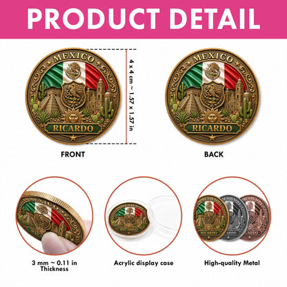Personalized Mexico Commemorative Coin NPHA6260601