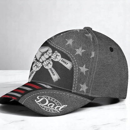 Personalized Fist Bump Daddy Classic Cap, Father's Day Gift For Dad UKHA6210404