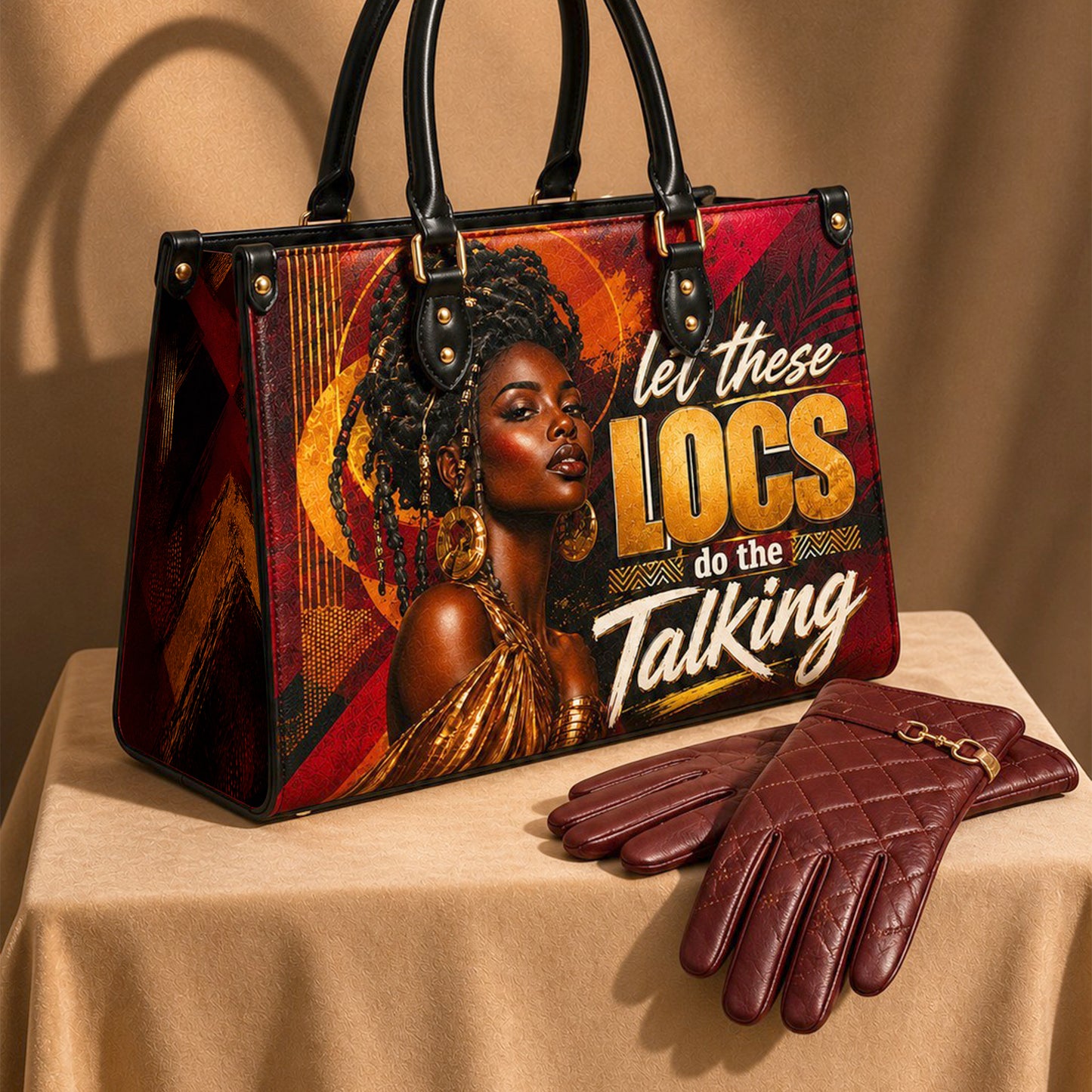 Black Women Leather PU Leather Handbag QFTD6220503