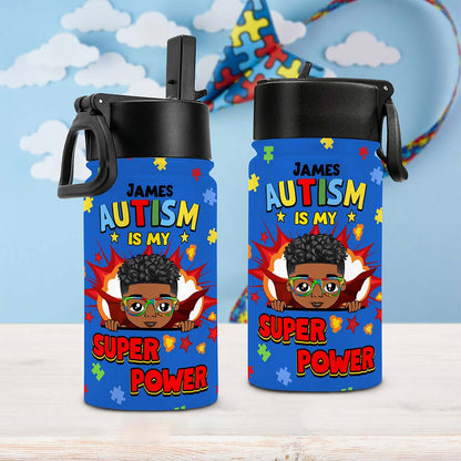 Personalized Back to School Autism Backpack + Lunchbag + Bottle NPND4300803-DX