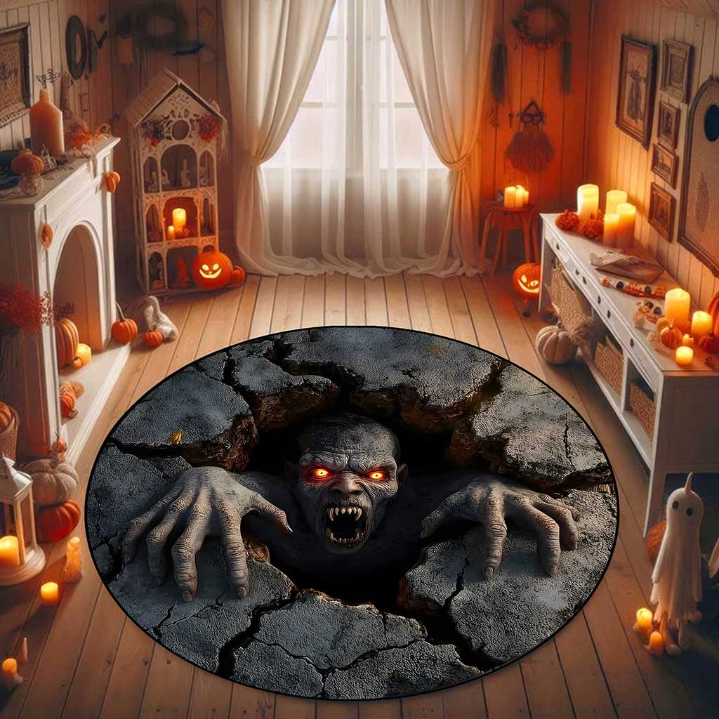 Monster Halloween 3D Printed Rug UKTZ5220906