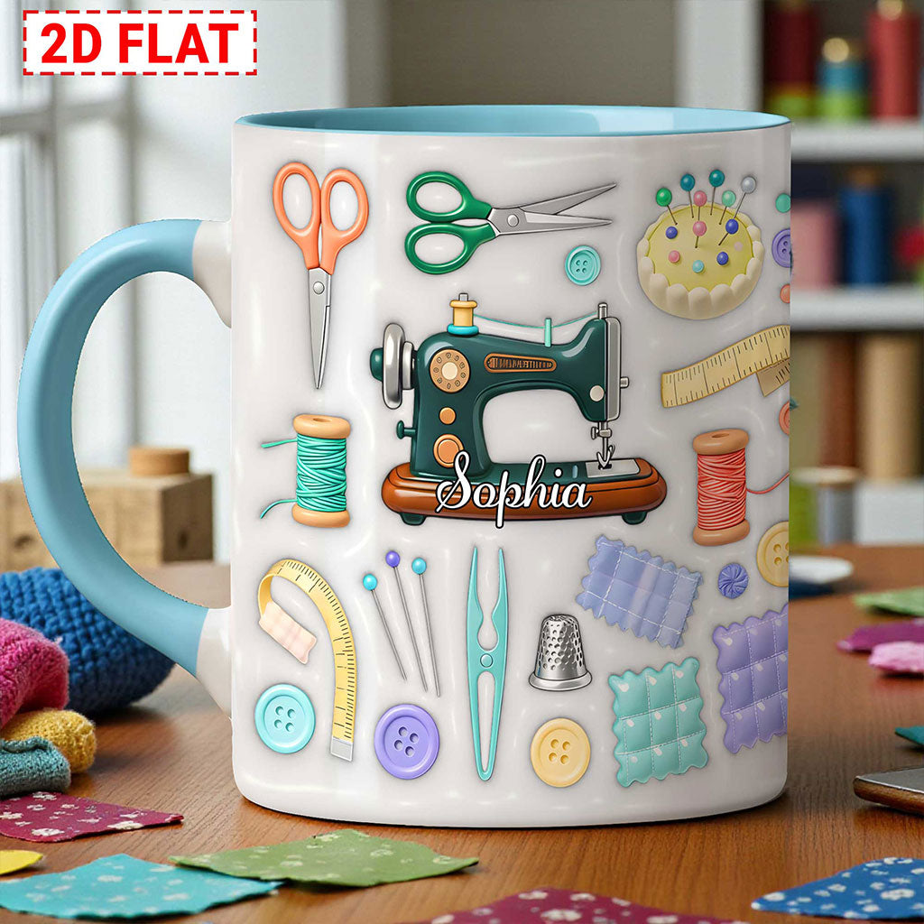 Custom Crochet Printed Faux 3D Ceramic Mug THUU6020115