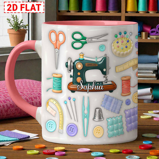 Custom Crochet Printed Faux 3D Ceramic Mug THUU6020115