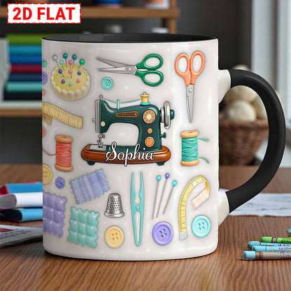 Custom Crochet Printed Faux 3D Ceramic Mug THUU6020115