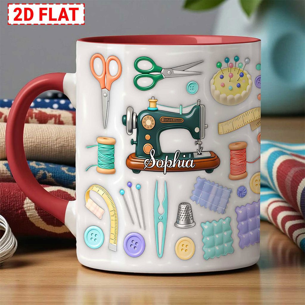 Custom Crochet Printed Faux 3D Ceramic Mug THUU6020115