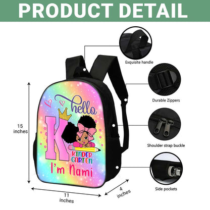 Personalized School Grade And Kids Name Back To School Backpack Gift For Kid UKUU3200701