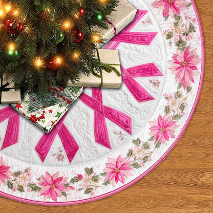 Breast Cancer Christmas Tree Skirt QFTD5231002