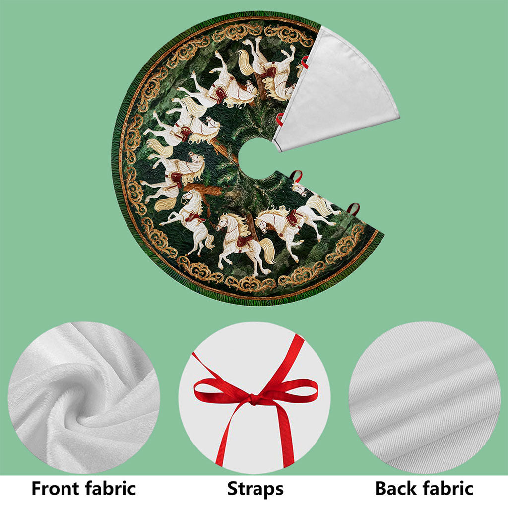 Horse Christmas Tree Skirt UKTO5311002