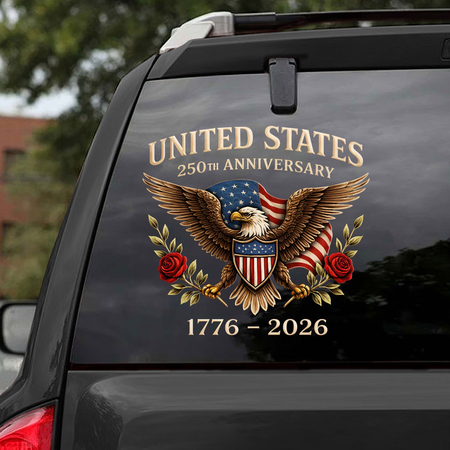 America 250th Anniversary Car Sticker UKTO5120103