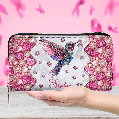 Custom Breast Cancer Awareness Leather PU Handbag UKNT5080901