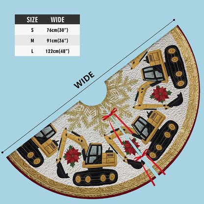 Excavator Christmas Tree Skirt NPND5231008