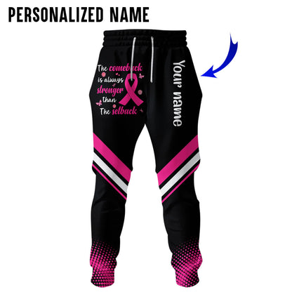 Personalized Name Breast Cancer 3D All Over Printed Clothes UKAA100801
