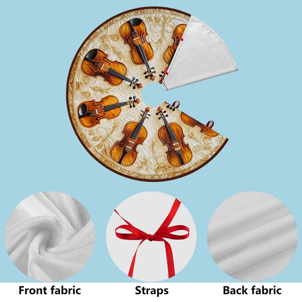 Violin Christmas Tree Skirt UKHM5271001