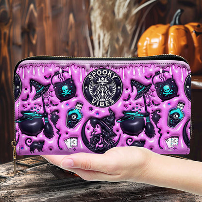 Witch Halloween Leather Handbag UKNT5110901