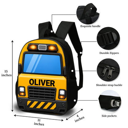 Personalized Construction Truck Backpack NPND6290601