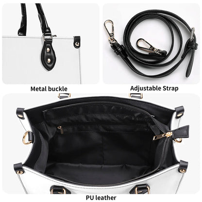 Breast Cancer Leather Handbag With Handle For Women, Breast Cancer Awareness, Breast Cancer Survivor Bags, Pink Ribbon QFNT4200603