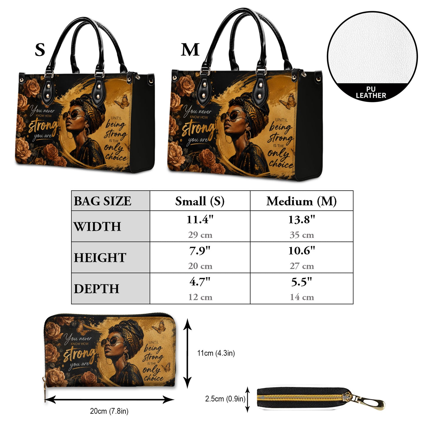 Black Women Leather PU Leather Handbag QFTD6230502
