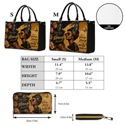 Black Women Leather PU Leather Handbag QFTD6230502