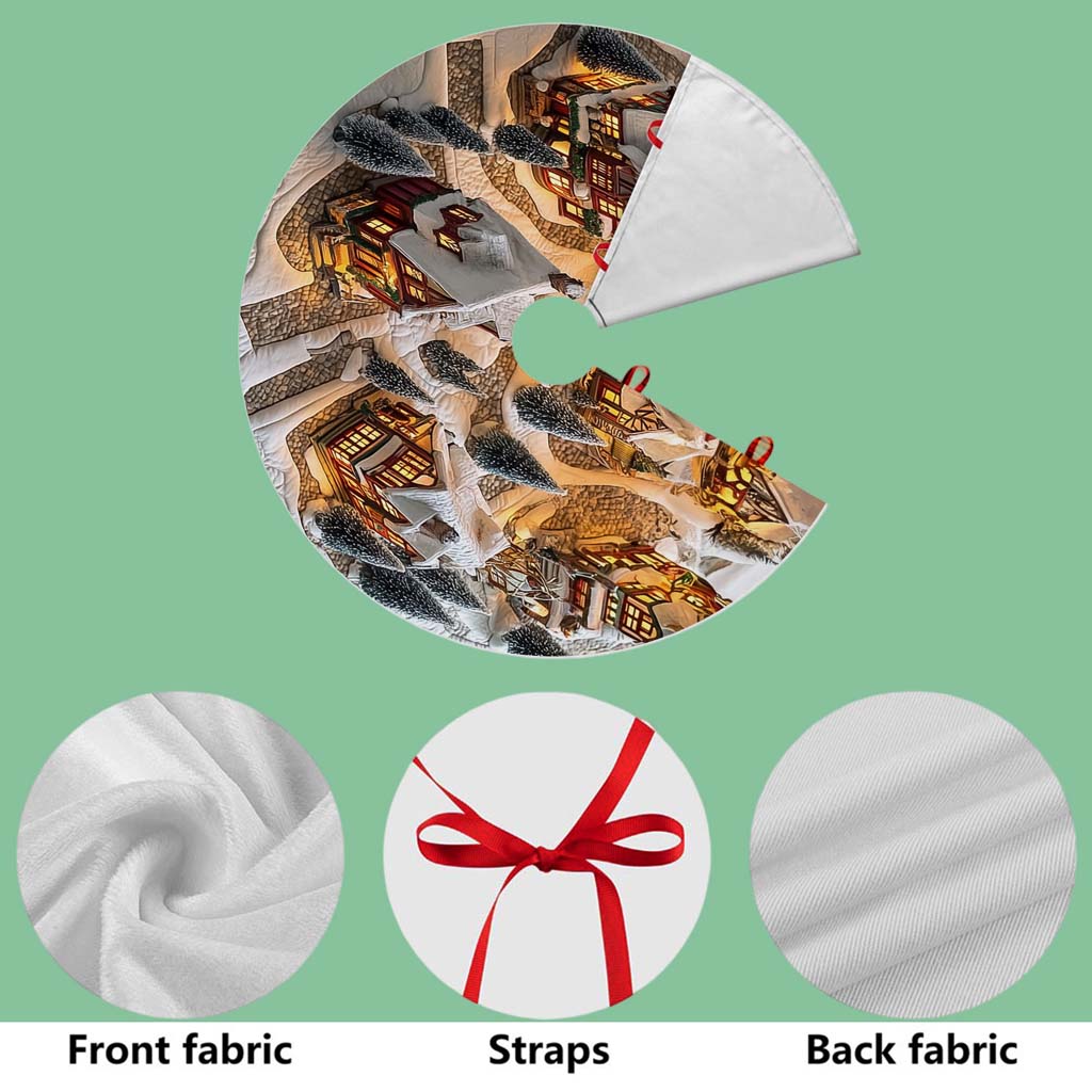 Winter Village Christmas Tree Skirt QFHM5211002