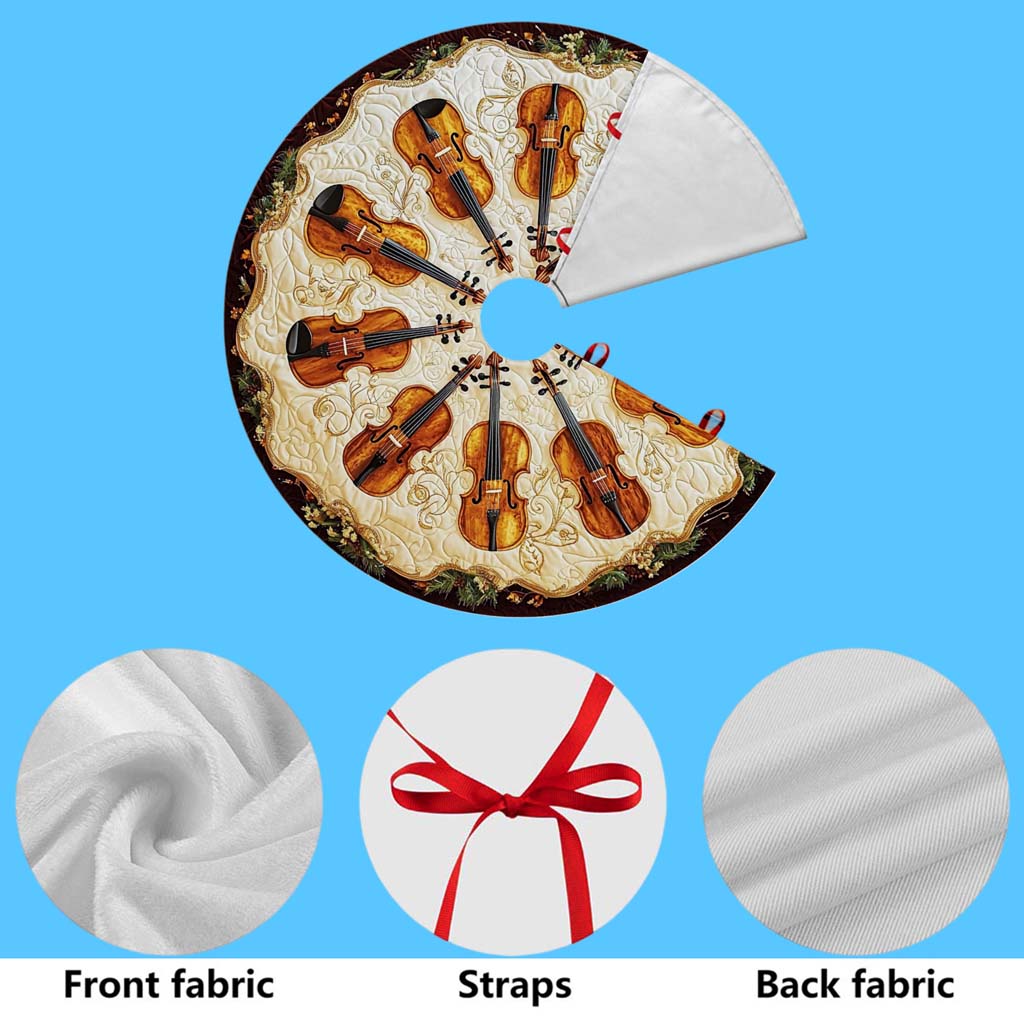 Violin Christmas Tree Skirt UKHM5271002
