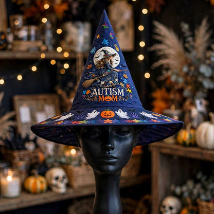 Autism Mom Quilted Witch Hat NPHA6080901
