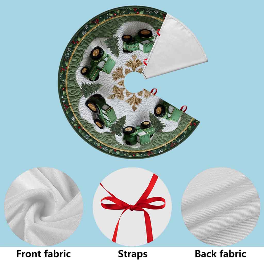 Tractor Christmas Tree Skirt NPND5241005