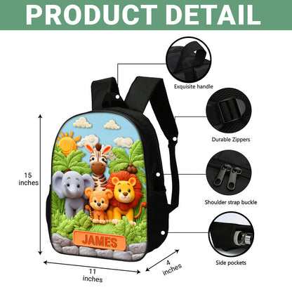 Personalized Safari Backpack QFTZ5010805