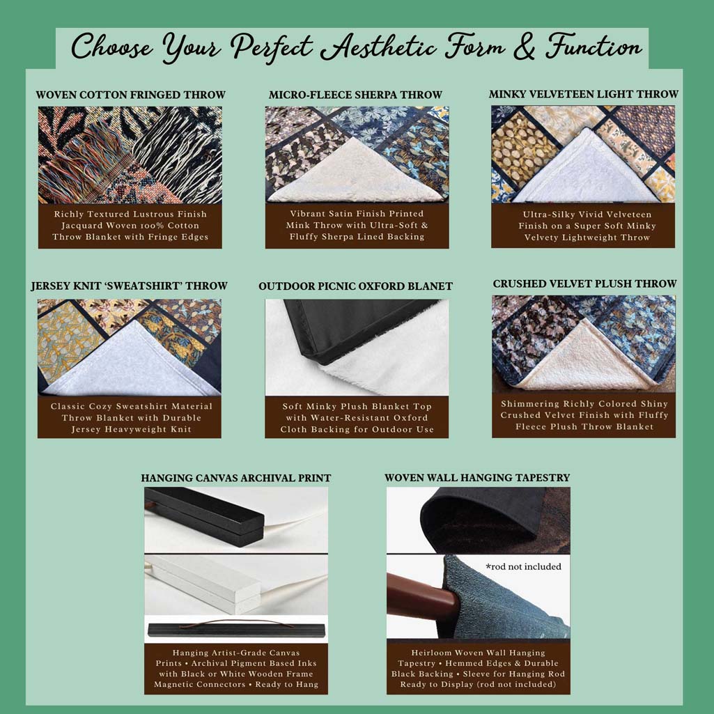 Retro Fall Leaf Woven Blanket QFHM5080801