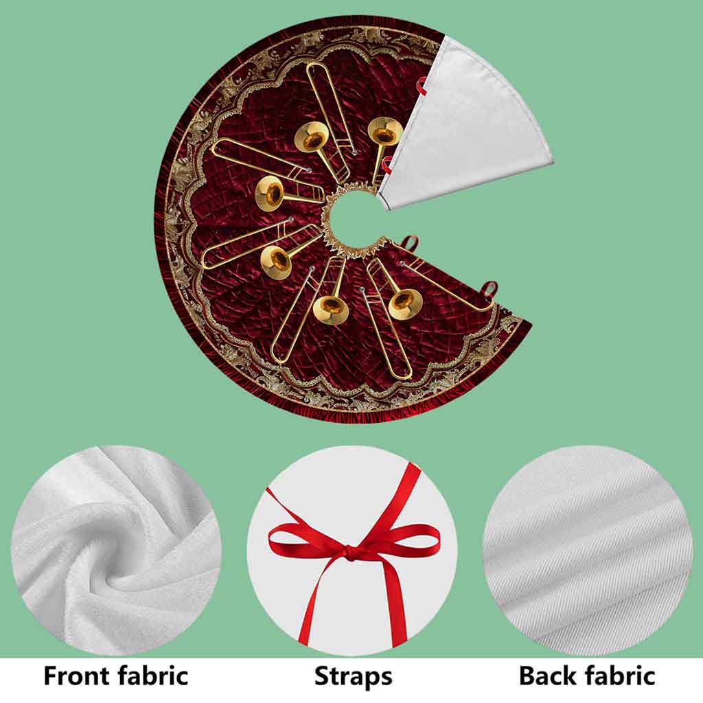 Trombone Christmas Tree Skirt UKND5311005
