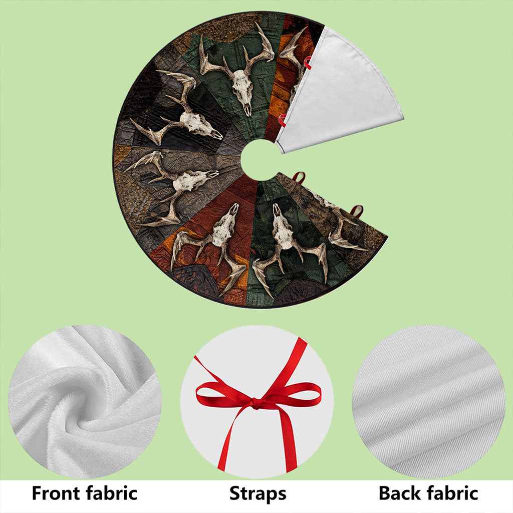 Dear Hunting Christmas Tree Skirt QFNT5221002