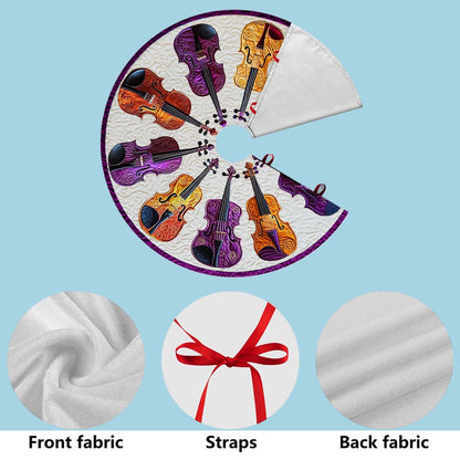 Violin Christmas Tree Skirt UKHM5281004