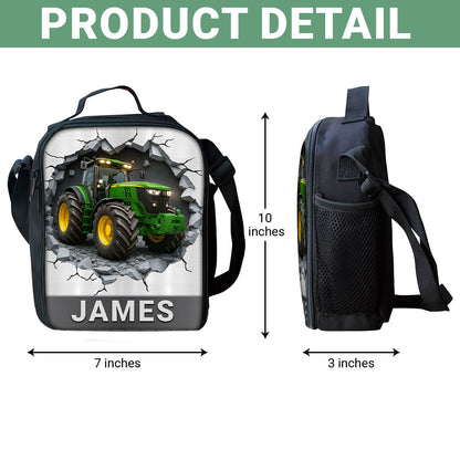 Personalized Tractor Back To School Backpack, School Bag For Kid UKTZ5020801