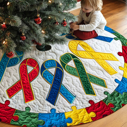 Autism Awareness Christmas Tree Skirt QFNT5251002
