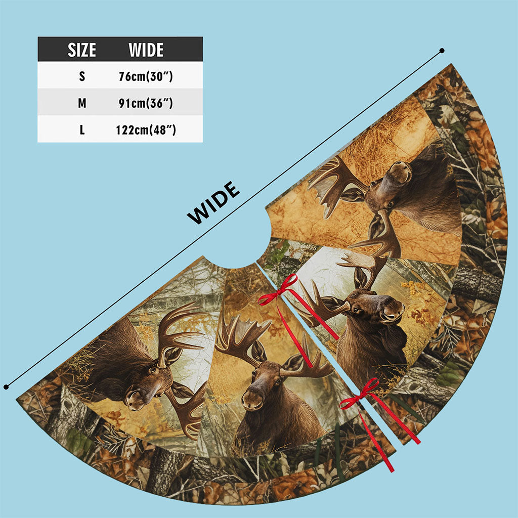 Moose Hunting Tree Skirt UKTO5131102