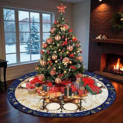 Drum Christmas Tree Skirt UKTZ5311001