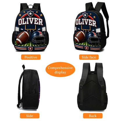 Personalized Football Kids Backpack NPND6250603